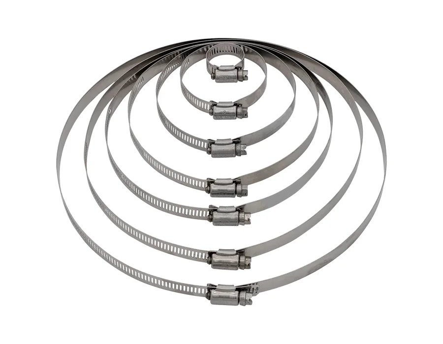 Fernco stainless steel band clamps in several sizes