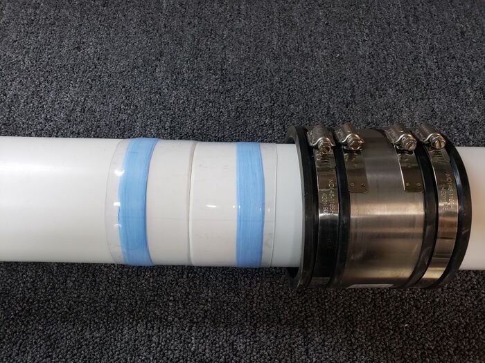Fernco Chemical Couplings Installation Step 4