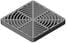 FSD-120-SF, Square Flat Grate